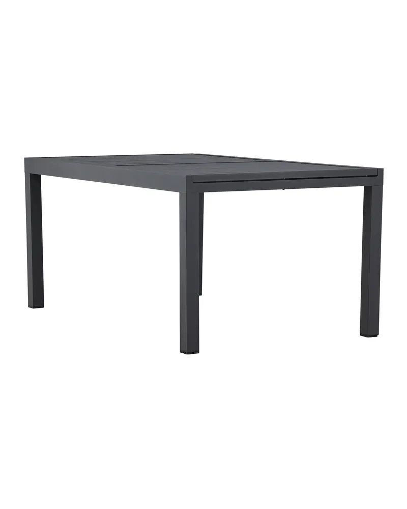 Capo ausziehbarer Gartentisch aus Aluminium in Schwarz, Ansicht 2