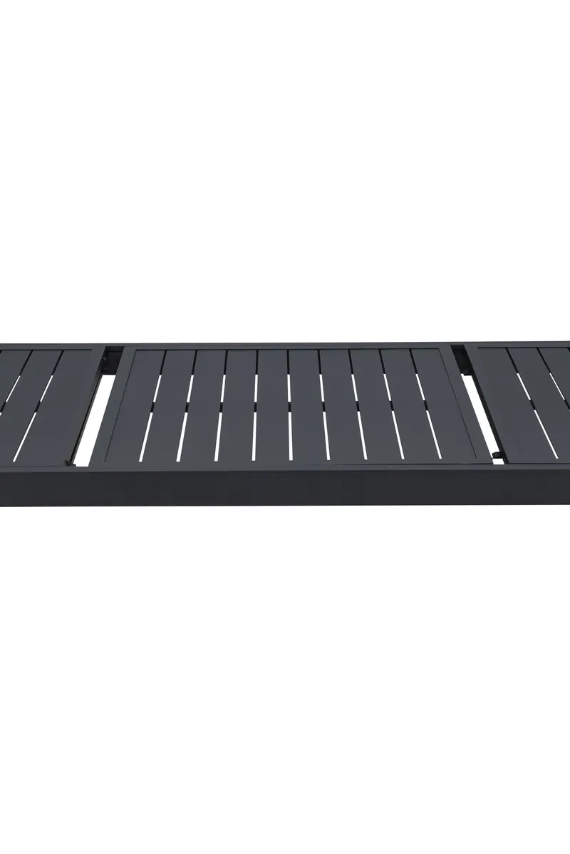 Capo ausziehbarer Gartentisch aus Aluminium in Schwarz, Ansicht 4