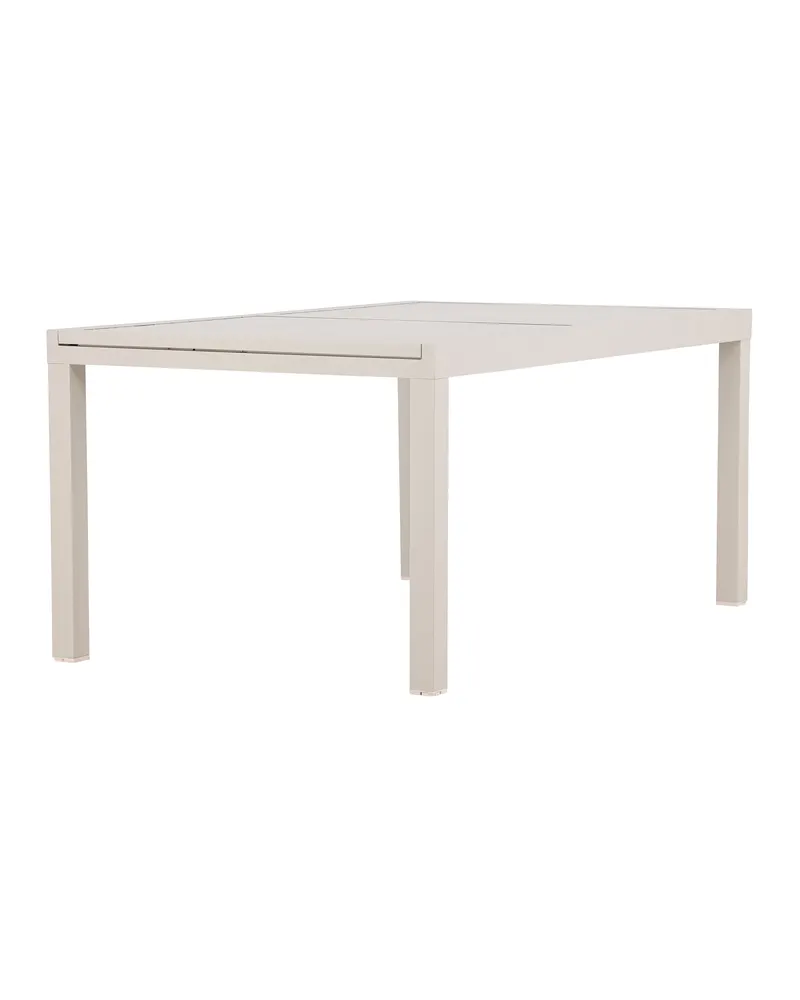 Capo ausziehbarer Gartentisch aus Aluminium in Beige, Ansicht 8