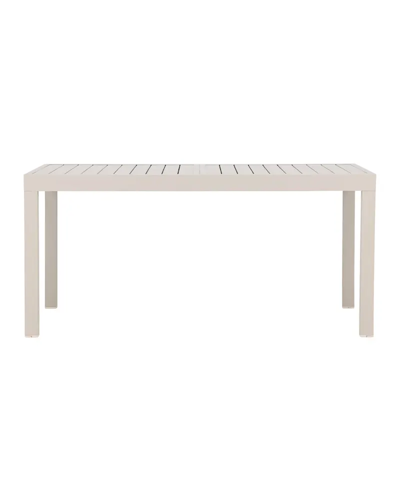 Capo ausziehbarer Gartentisch aus Aluminium in Beige, Ansicht 10