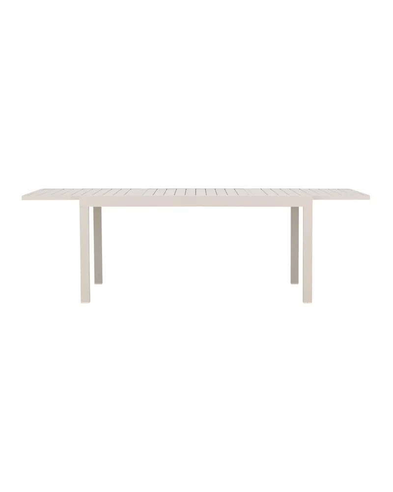 Capo ausziehbarer Gartentisch aus Aluminium in Beige, Ansicht 16