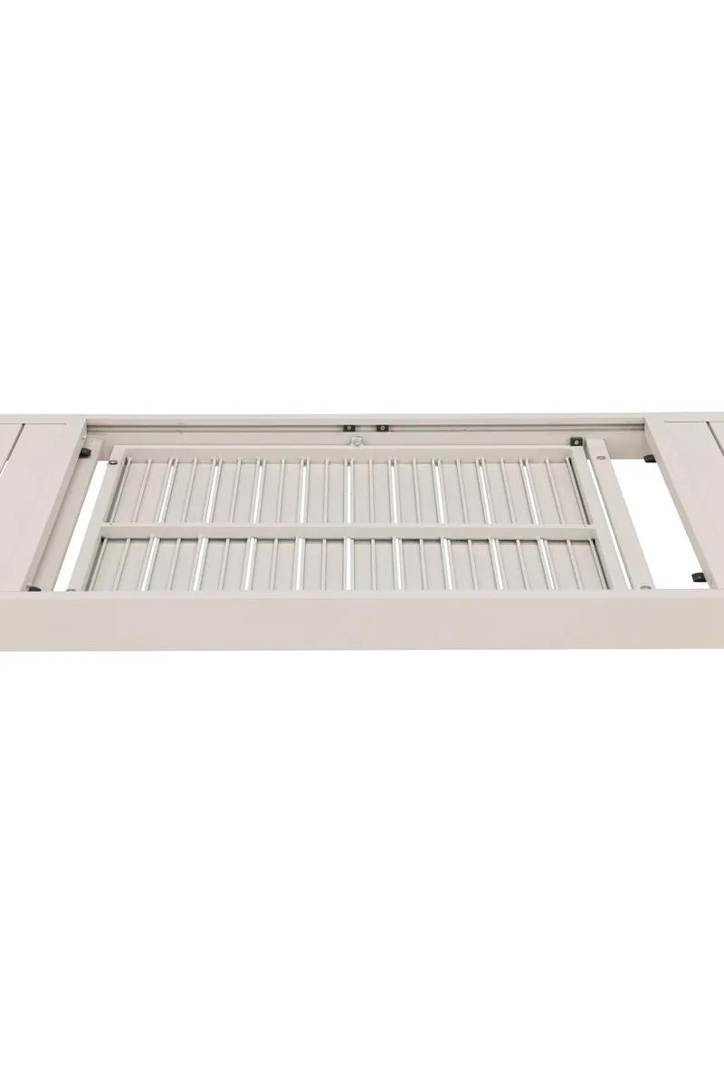 Capo ausziehbarer Gartentisch aus Aluminium in Beige, Ansicht 5