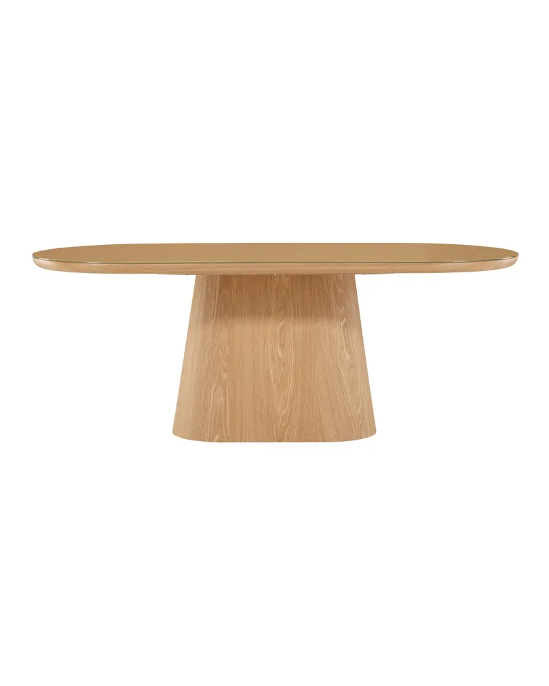 Castor ovaler Esstisch 200 × 90 cm mit Sockelfuß