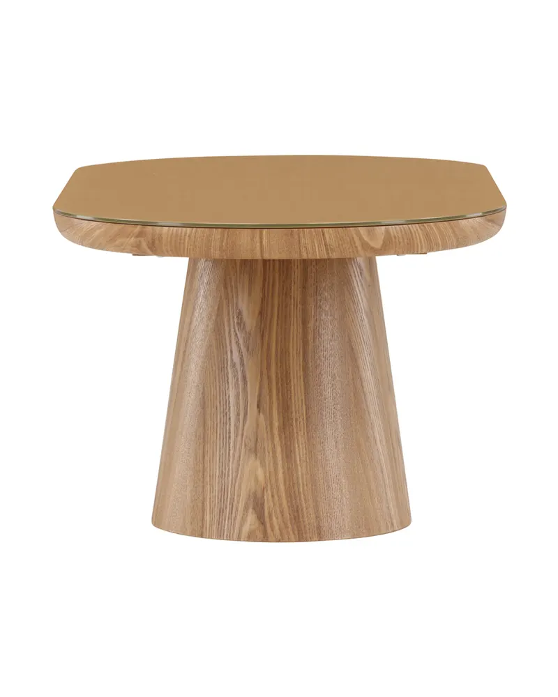 Castor ovaler Couchtisch 120 × 60 cm mit Glasplatte, Ansicht 7