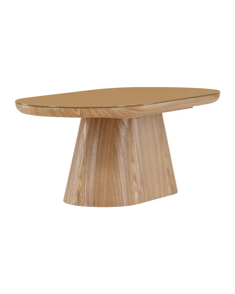 Castor ovaler Couchtisch 120 × 60 cm mit Glasplatte, Ansicht 8
