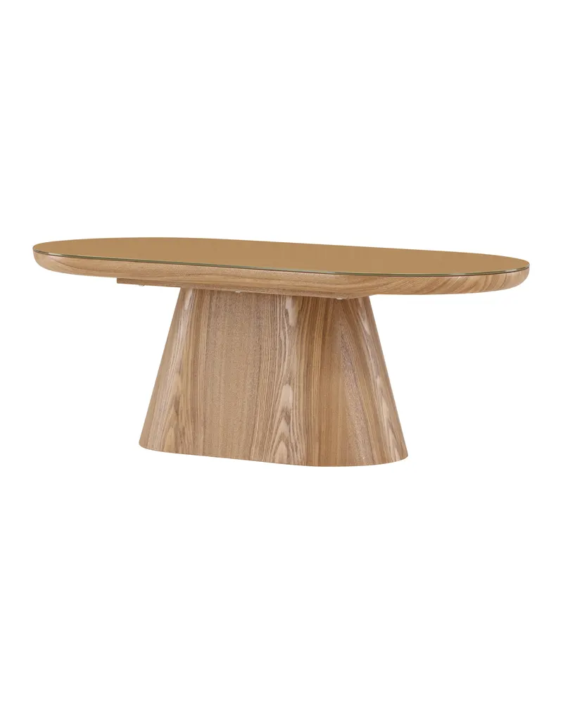 Castor ovaler Couchtisch 120 × 60 cm mit Glasplatte, Ansicht 11