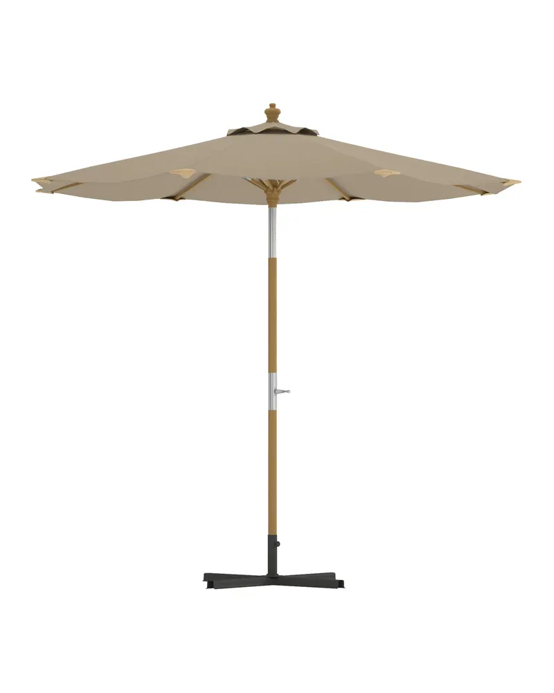 Cerox Sonnenschirm rund, Ø 270 cm in Beige, Ansicht 2