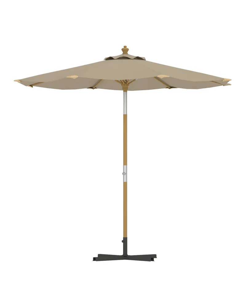 Cerox Sonnenschirm rund, Ø 270 cm in Beige, Ansicht 3