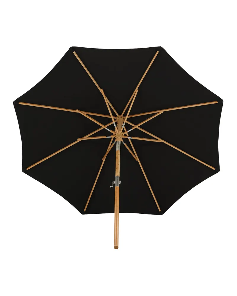 Cerox Sonnenschirm rund, Ø 270 cm in Schwarz, Ansicht 5
