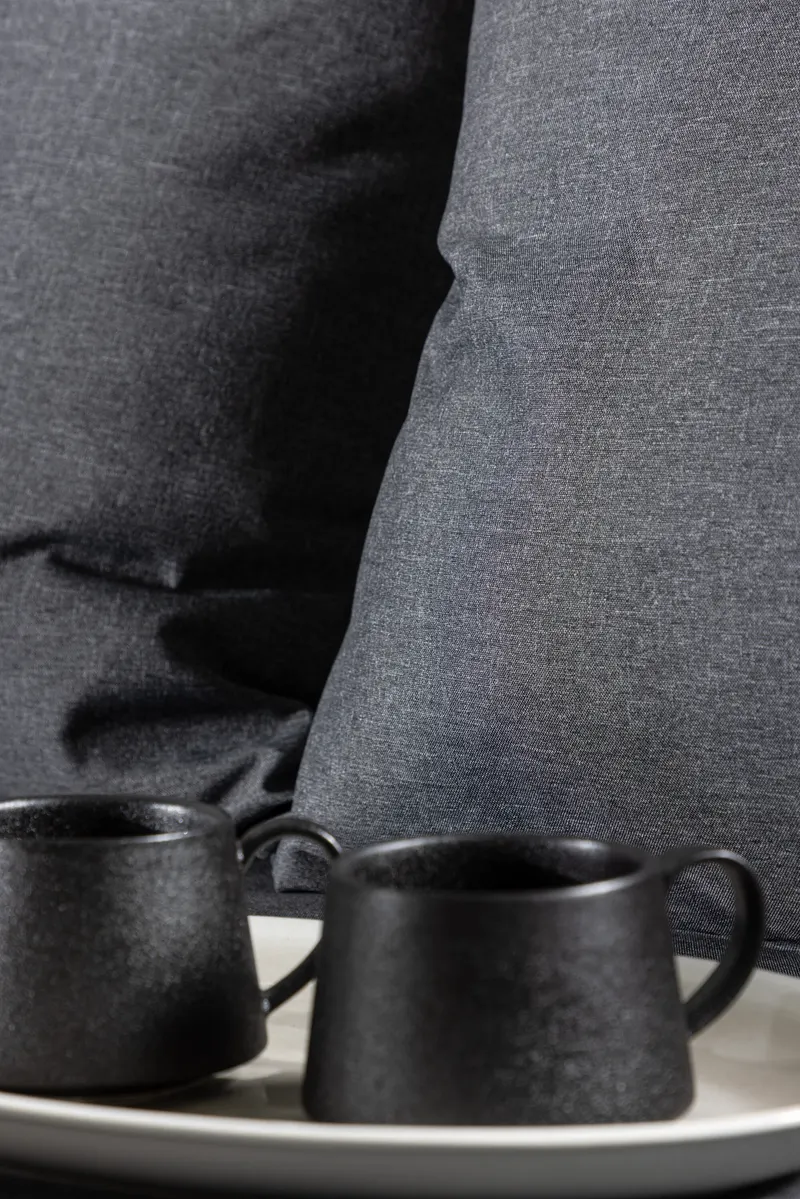 Chania Gartenlounge mit Ecksofa und Couchtisch aus Akazie, im Wohnraum, Ansicht 5