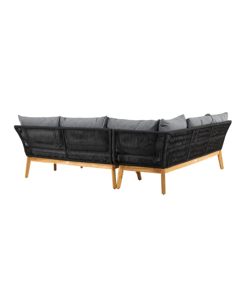 Chania Gartenlounge mit Ecksofa und Couchtisch aus Akazie, Ansicht 10