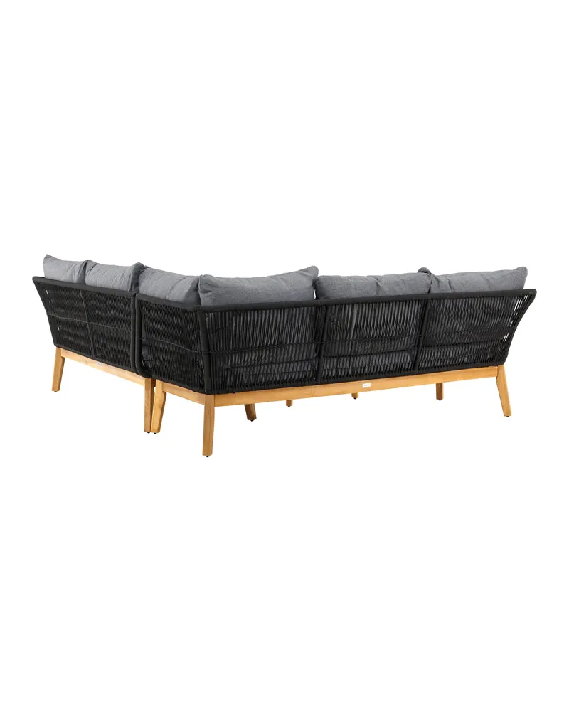Chania Gartenlounge mit Ecksofa und Couchtisch aus Akazie, Ansicht 11