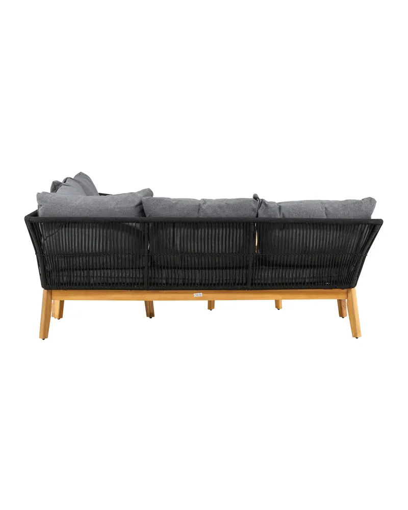 Chania Gartenlounge mit Ecksofa und Couchtisch aus Akazie, Ansicht 12