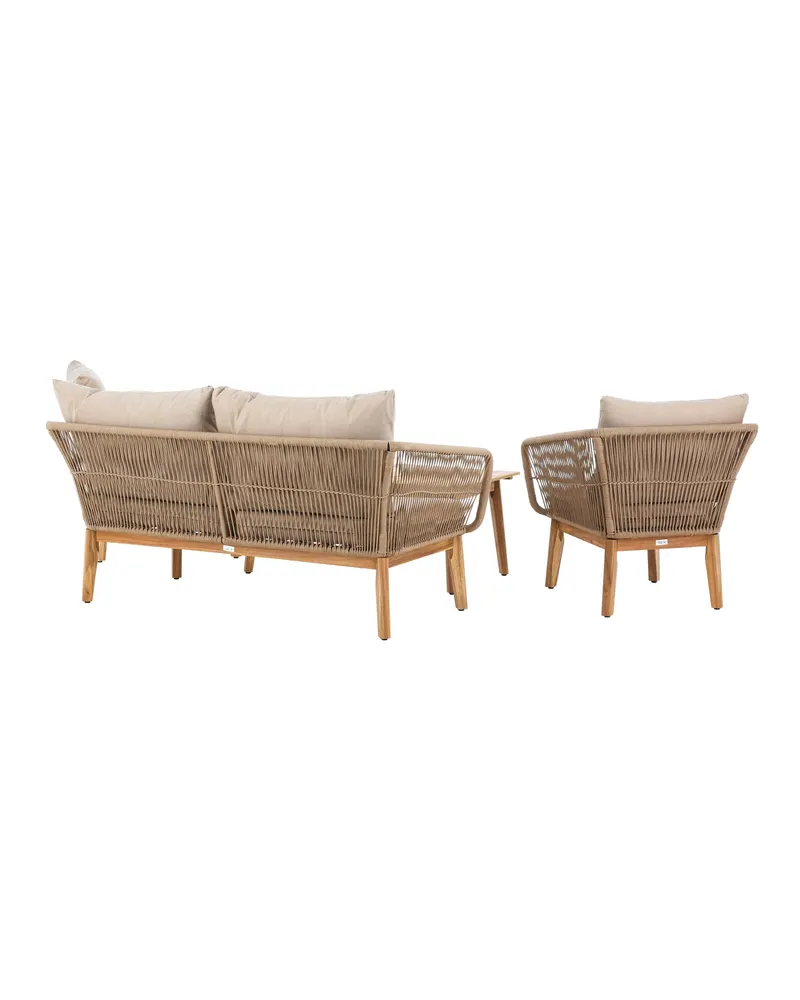 Chania Gartenlounge mit Zweisitzer, zwei Sesseln und Couchtisch, Ansicht 8