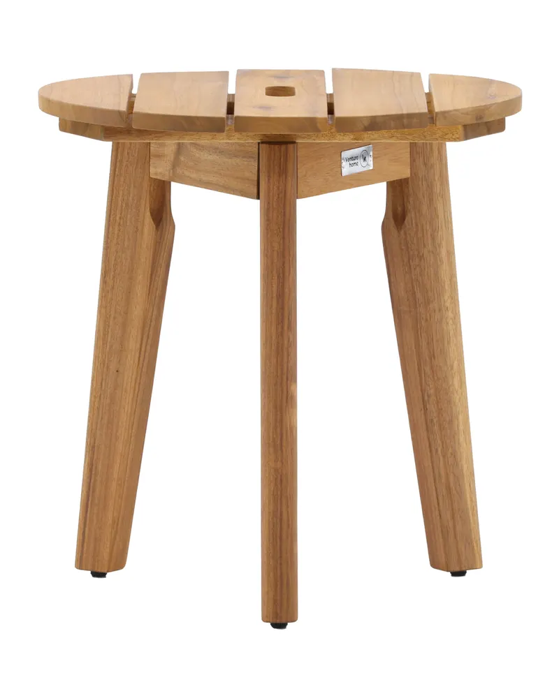 Chania Outdoor-Beistelltisch aus Akazie, Ansicht 3