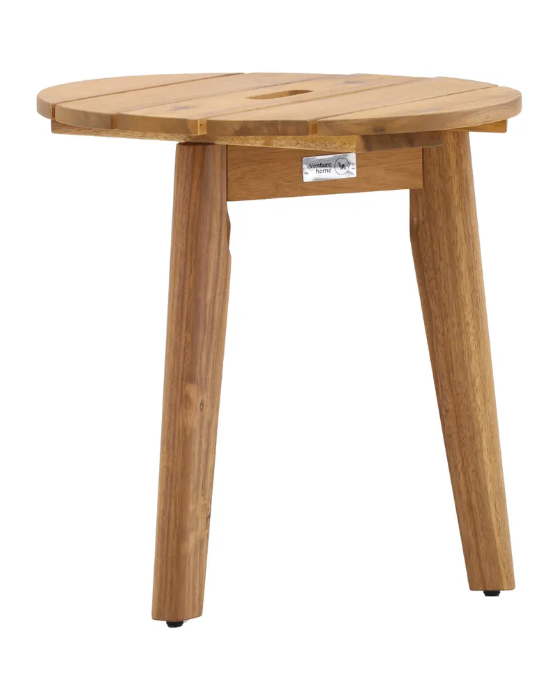 Chania Outdoor-Beistelltisch aus Akazie, Ansicht 4