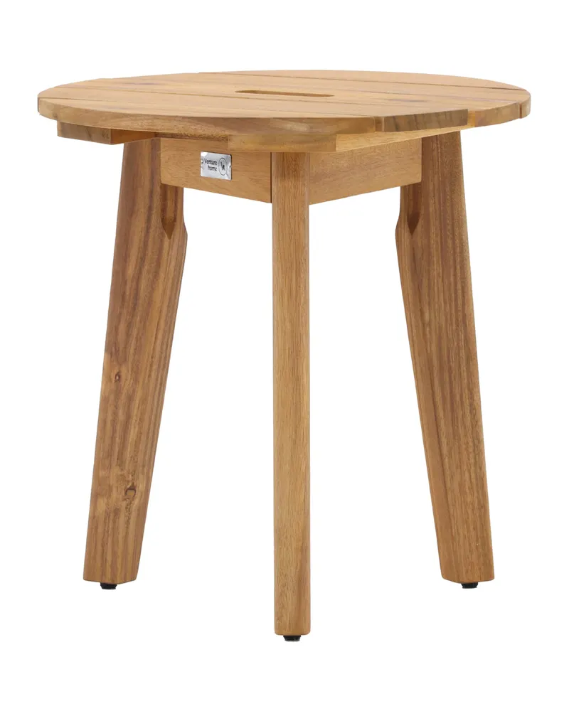 Chania Outdoor-Beistelltisch aus Akazie, Ansicht 7