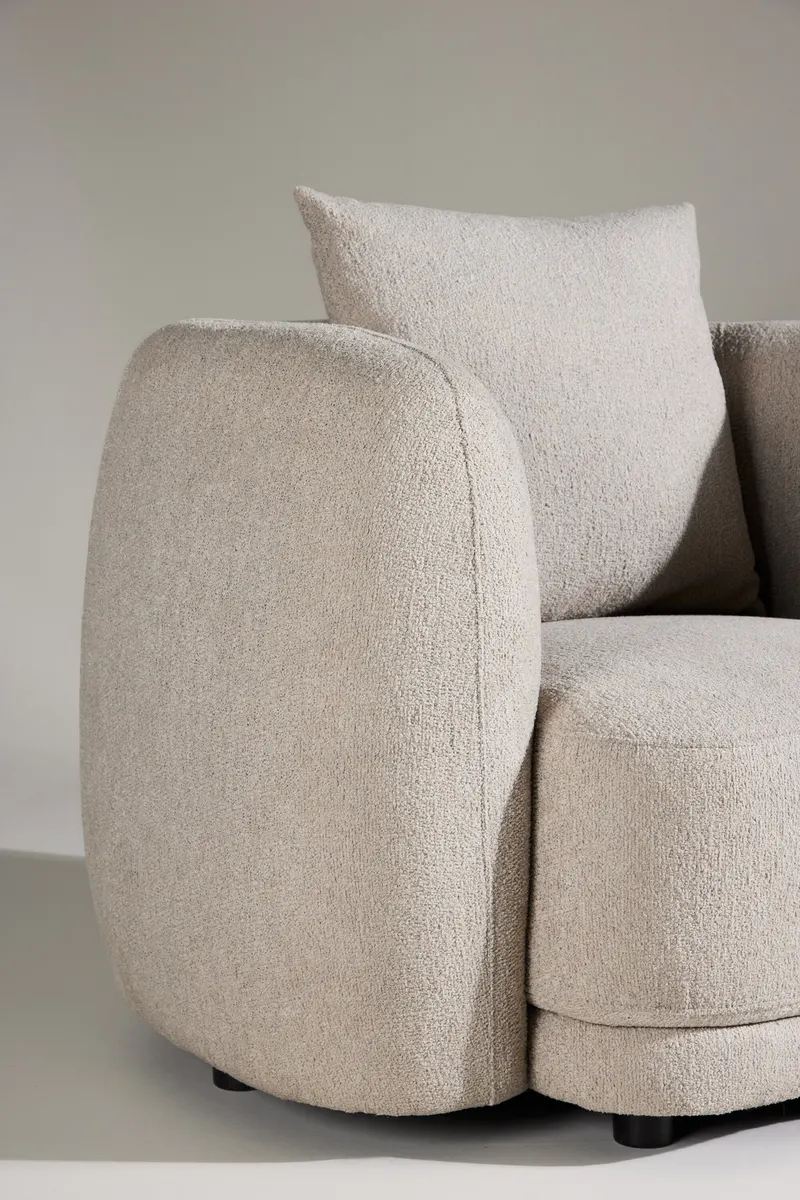 Cielo Bouclé-Sessel, im Wohnraum, Ansicht 2