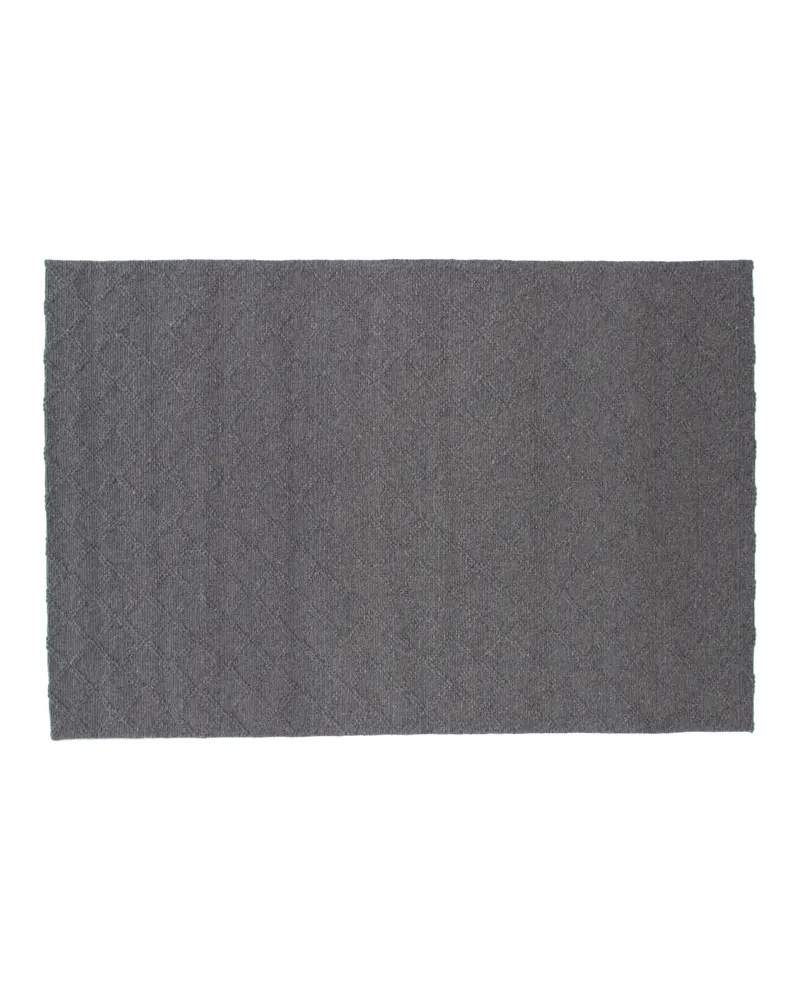 Cloudy Wollteppich in Grau mit Knotenstruktur, 300 × 200 cm