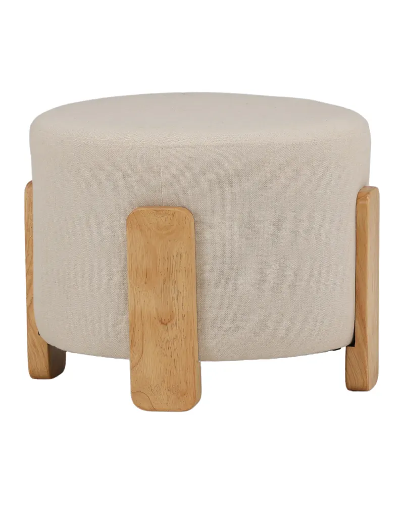 Coffey runder Hocker mit Holzbeinen, Ansicht 8