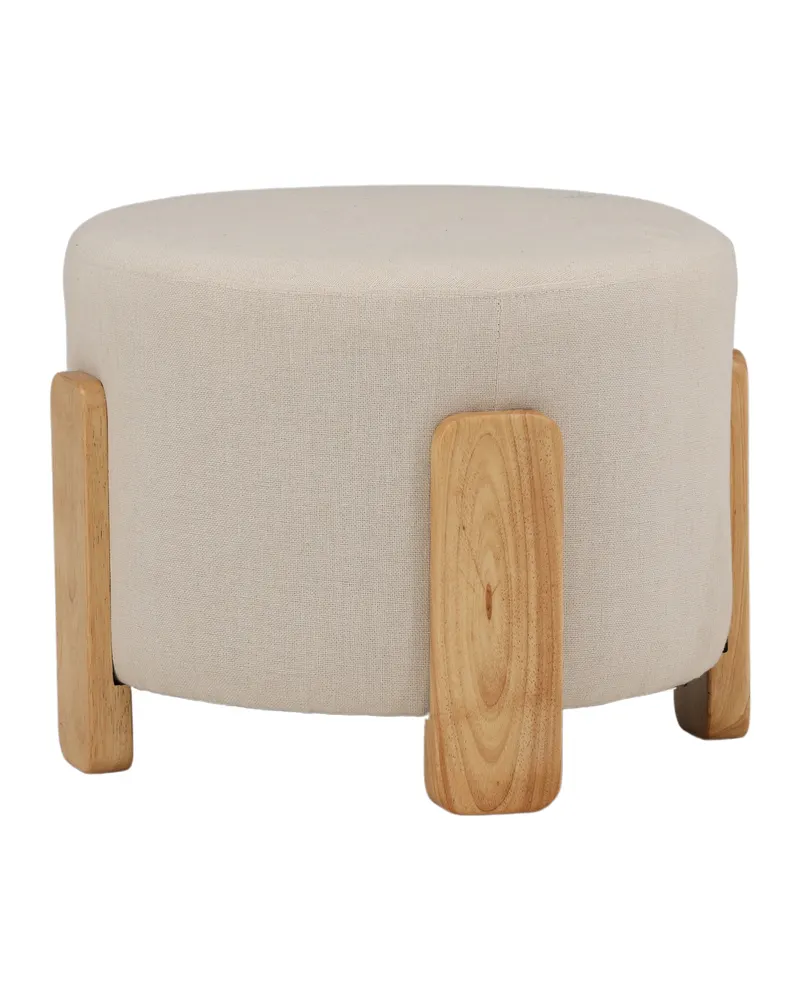 Coffey runder Hocker mit Holzbeinen, Ansicht 10