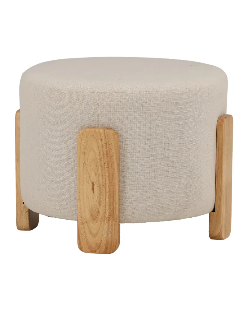 Coffey runder Hocker mit Holzbeinen, Ansicht 11