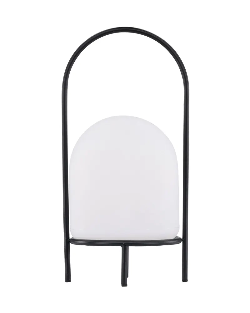 Colie Außenleuchte für den Tisch mit Bügel, 53 cm, Batterie, Schwarz, Weiß