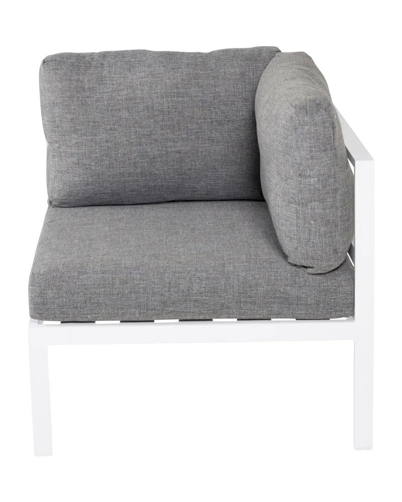Copacabana Loungemodul für modulare Gartenmöbel in 74 × 65 × 74 cm, Weiß, Polyester, Ansicht 1