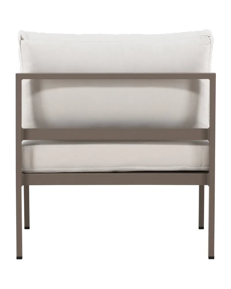 Copacabana Loungemodul für modulare Gartenmöbel in 74 × 65 × 70 cm, Beige, Gestell Braun, Olefin, Ansicht 9