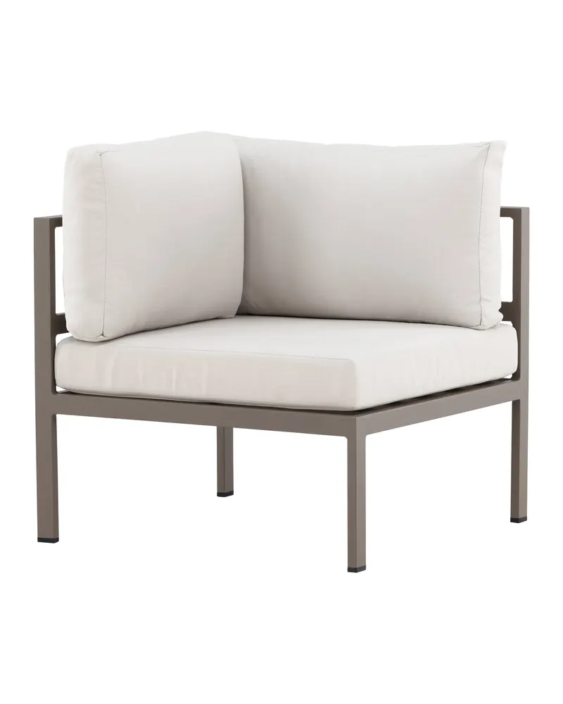 Copacabana Loungemodul für modulare Gartenmöbel in 74 × 74 × 65 cm, Beige, Polyester, Ansicht 1