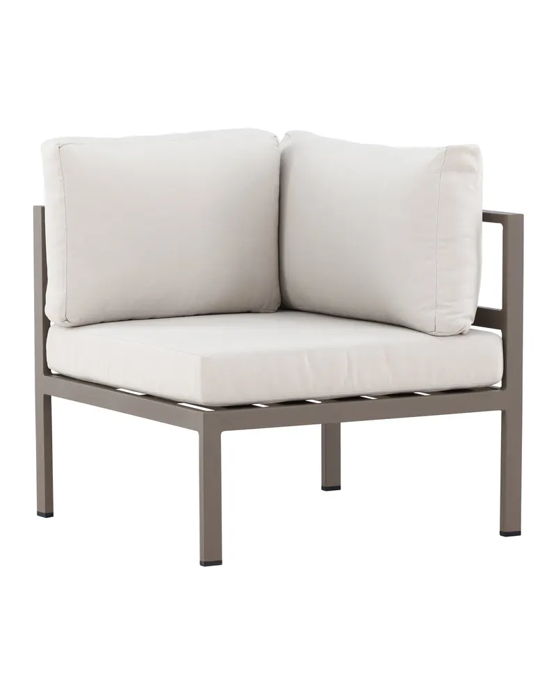 Copacabana Loungemodul für modulare Gartenmöbel in 74 × 74 × 65 cm, Beige, Polyester, Ansicht 8