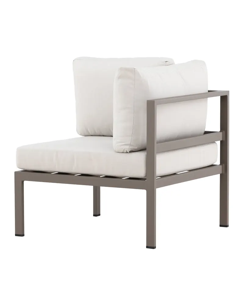 Copacabana Loungemodul für modulare Gartenmöbel in 74 × 74 × 65 cm, Beige, Polyester, Ansicht 9