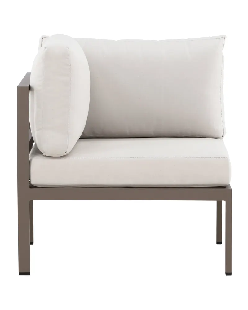 Copacabana Loungemodul für modulare Gartenmöbel in 74 × 74 × 65 cm, Beige, Polyester, Ansicht 2