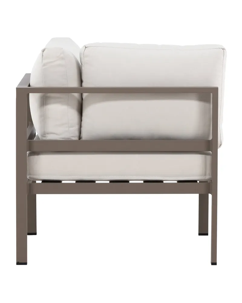 Copacabana Loungemodul für modulare Gartenmöbel in 74 × 74 × 65 cm, Beige, Polyester, Ansicht 4