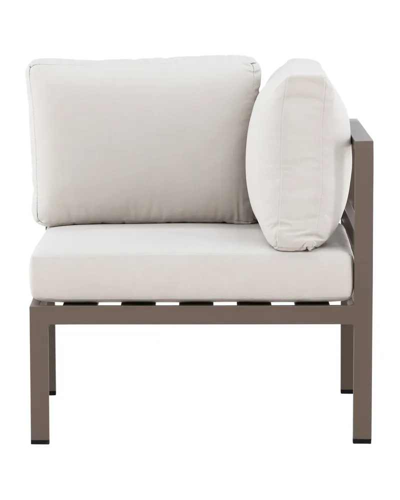 Copacabana Loungemodul für modulare Gartenmöbel in 74 × 74 × 65 cm, Beige, Polyester, Ansicht 7