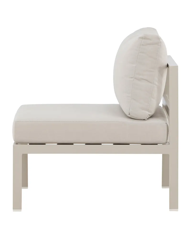 Copacabana Loungemodul für modulare Gartenmöbel in 74 × 70 × 65 cm, Beige, Polyester, Ansicht 8