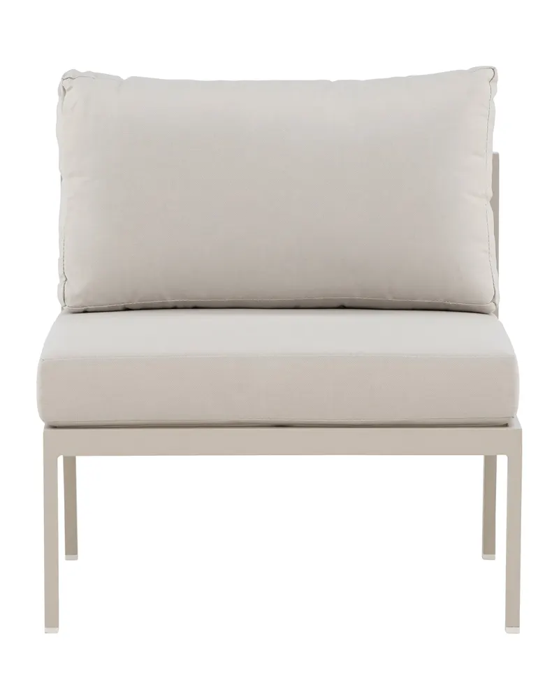 Copacabana Loungemodul für modulare Gartenmöbel in 74 × 70 × 65 cm, Beige, Polyester, Ansicht 2