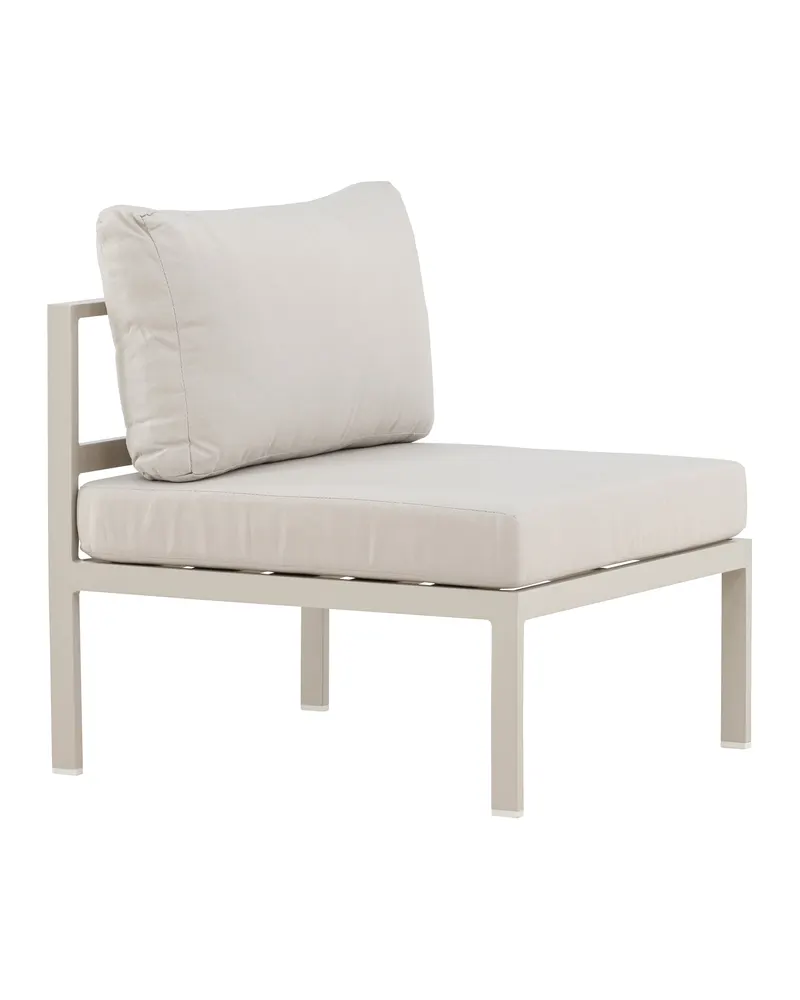 Copacabana Loungemodul für modulare Gartenmöbel in 74 × 70 × 65 cm, Beige, Polyester, Ansicht 4