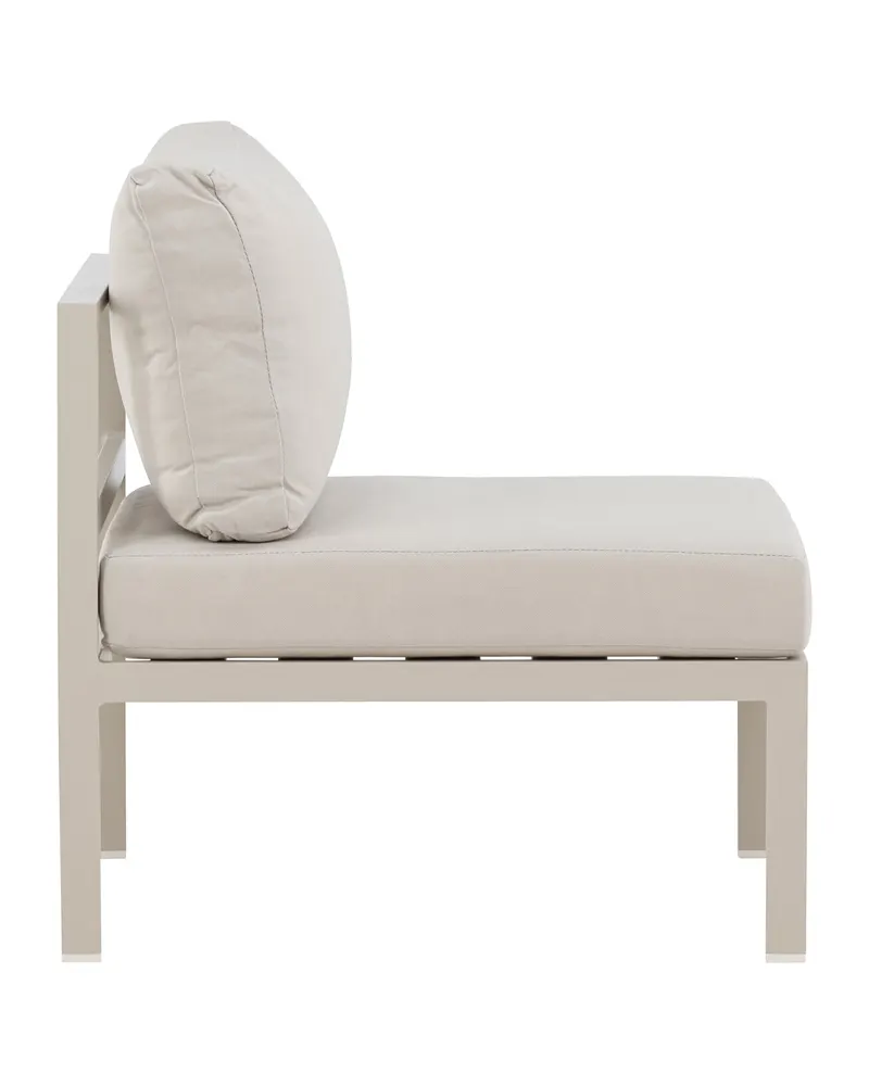 Copacabana Loungemodul für modulare Gartenmöbel in 74 × 70 × 65 cm, Beige, Polyester, Ansicht 5