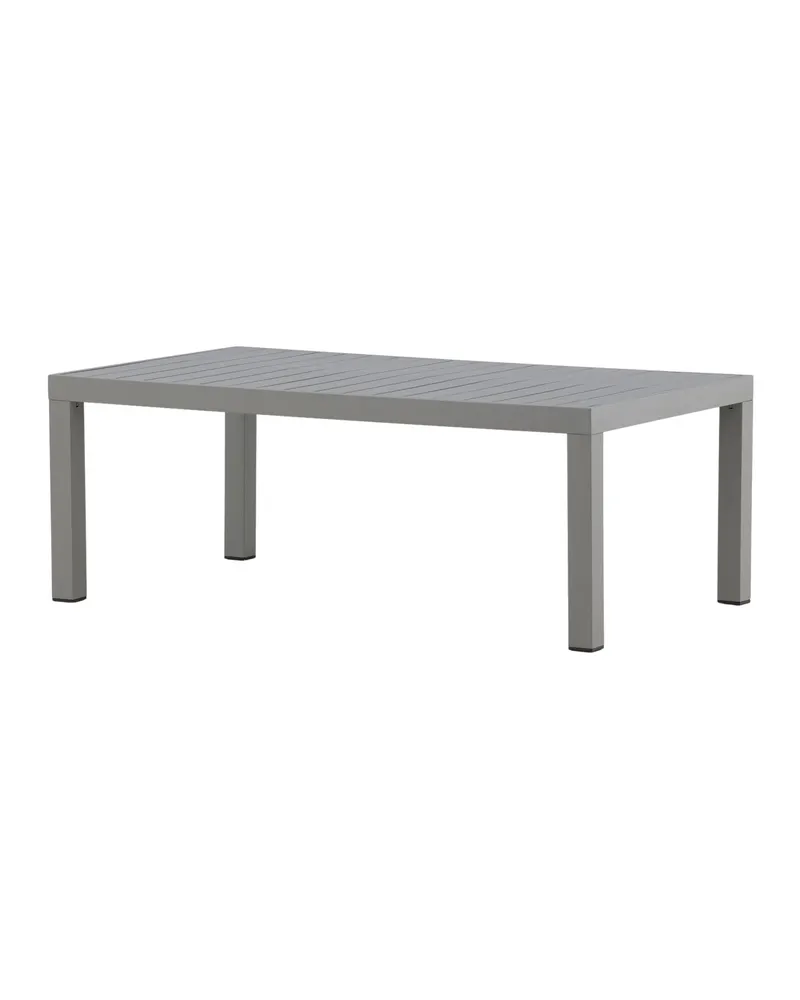 Copacabana Loungetisch aus Aluminium in Khaki, Ansicht 8