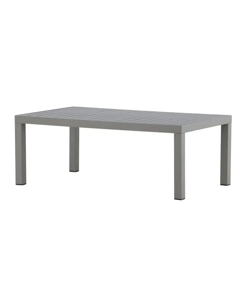Copacabana Loungetisch aus Aluminium in Khaki, Ansicht 2