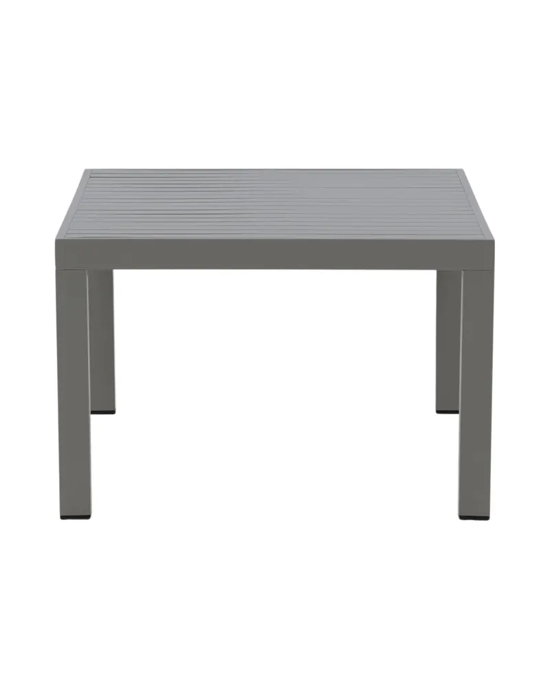 Copacabana Loungetisch aus Aluminium in Khaki, Ansicht 4