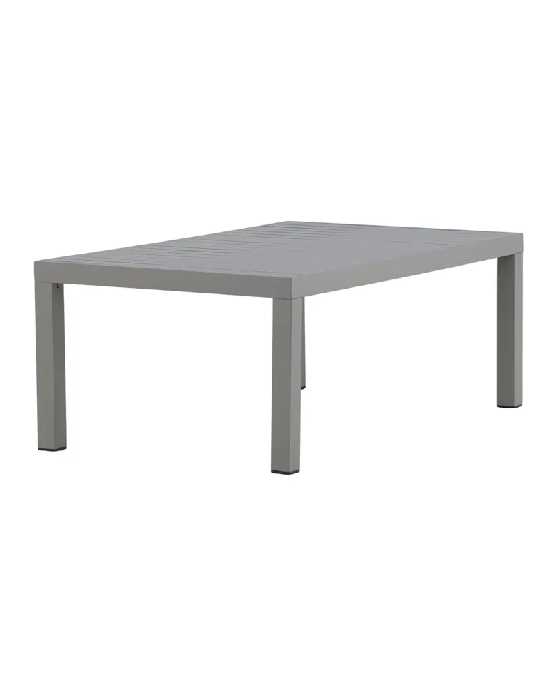 Copacabana Loungetisch aus Aluminium in Khaki, Ansicht 5