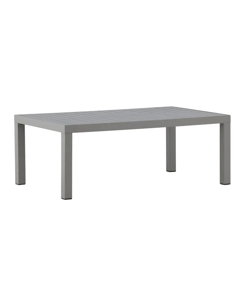 Copacabana Loungetisch aus Aluminium in Khaki, Ansicht 6