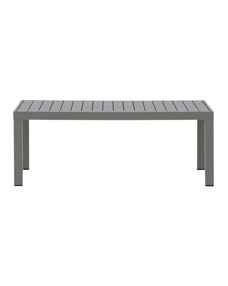 Copacabana Loungetisch aus Aluminium in Khaki, Ansicht 7