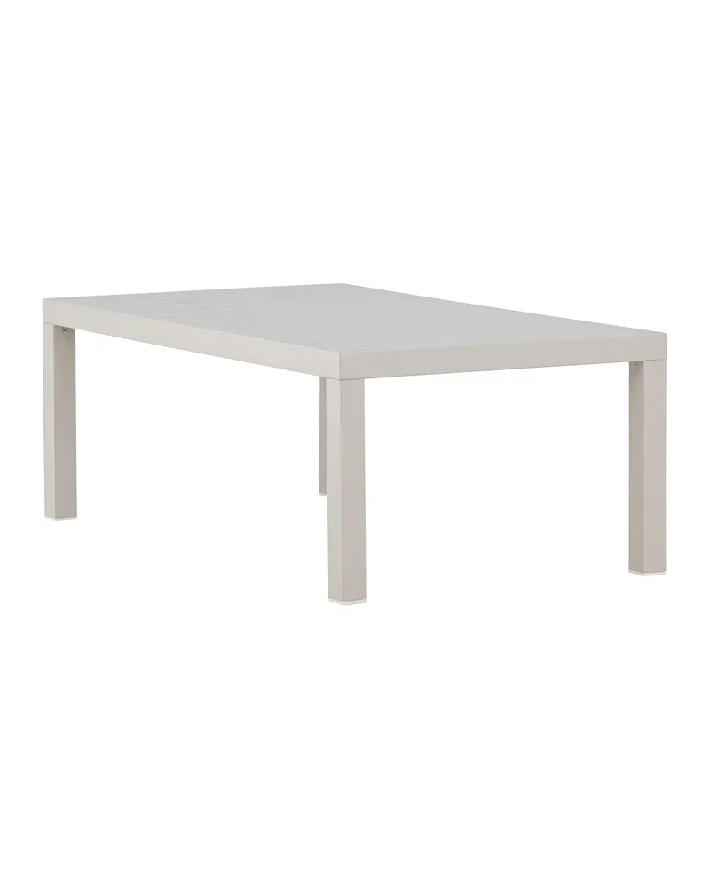Copacabana Loungetisch aus Aluminium in Beige, Ansicht 12