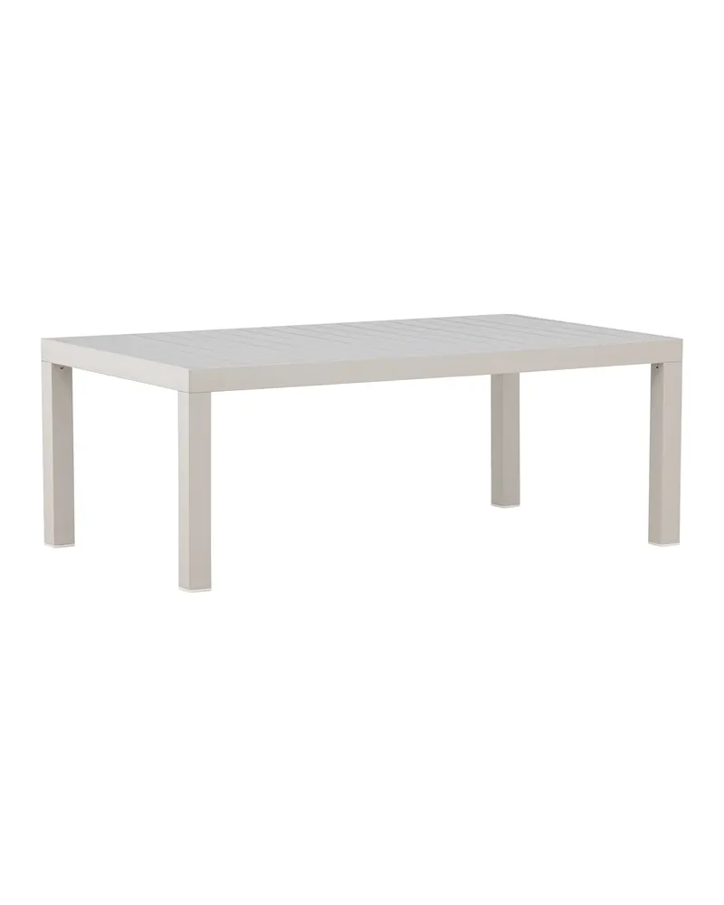 Copacabana Loungetisch aus Aluminium in Beige, Ansicht 2