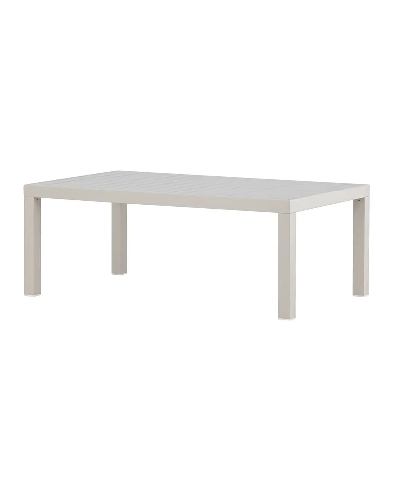 Copacabana Loungetisch aus Aluminium in Beige, Ansicht 6
