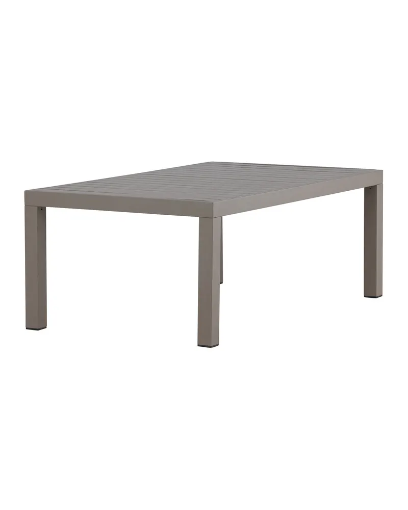 Copacabana Loungetisch aus Aluminium in Braun, Ansicht 8