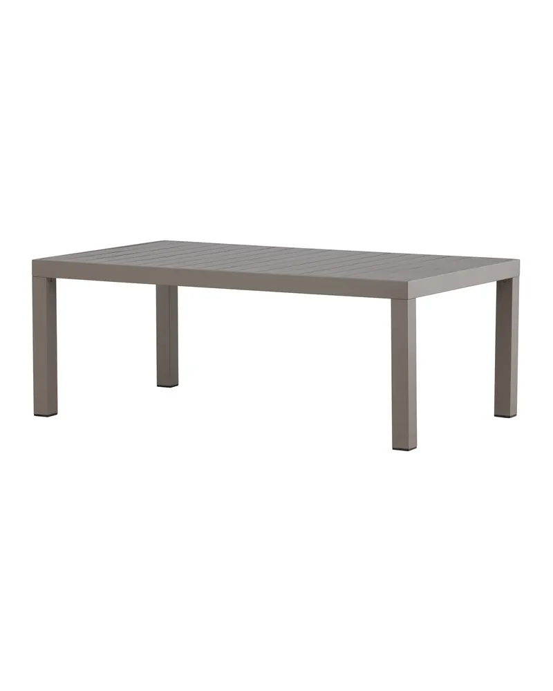 Copacabana Loungetisch aus Aluminium in Braun, Ansicht 11